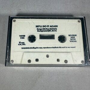 Hell Do It Again Cassette Tape 1983 VST89 1182 Reverse Side With Vocal Cw Inc